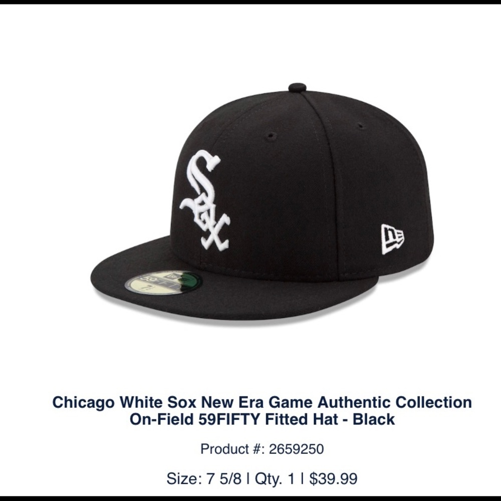 Chicago white Sox hat
